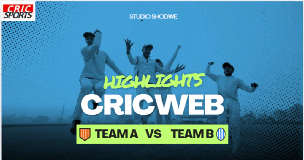 CricWeb live cricket streaming website showing HD match options