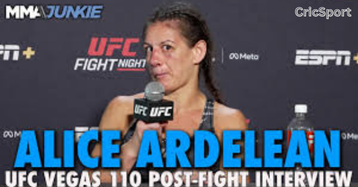 Alice Ardelean UFC fighter training in gym