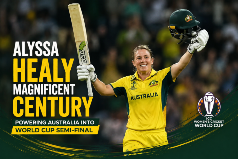 Alyssa Healy’s Second Straight Century Books Australia’s World Cup Semi-Final Spot